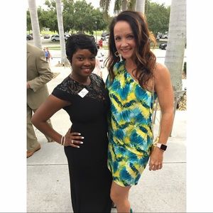 Trina Turk Silk One Shoulder Dress Size 0